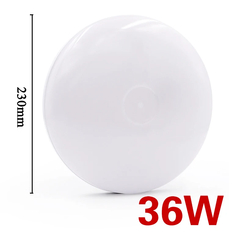 36W A EnwYe 6 Вт, 9 Вт, 13 Вт, 18 Вт, 24 Вт, 36 Вт, 48 Вт, светодиодная Круглая Панель для поверхностного монтажа, светодиодный потолочный светильник AC 85-265 в, лампада, светодиодная лампа - Цвет корпуса: 36W A