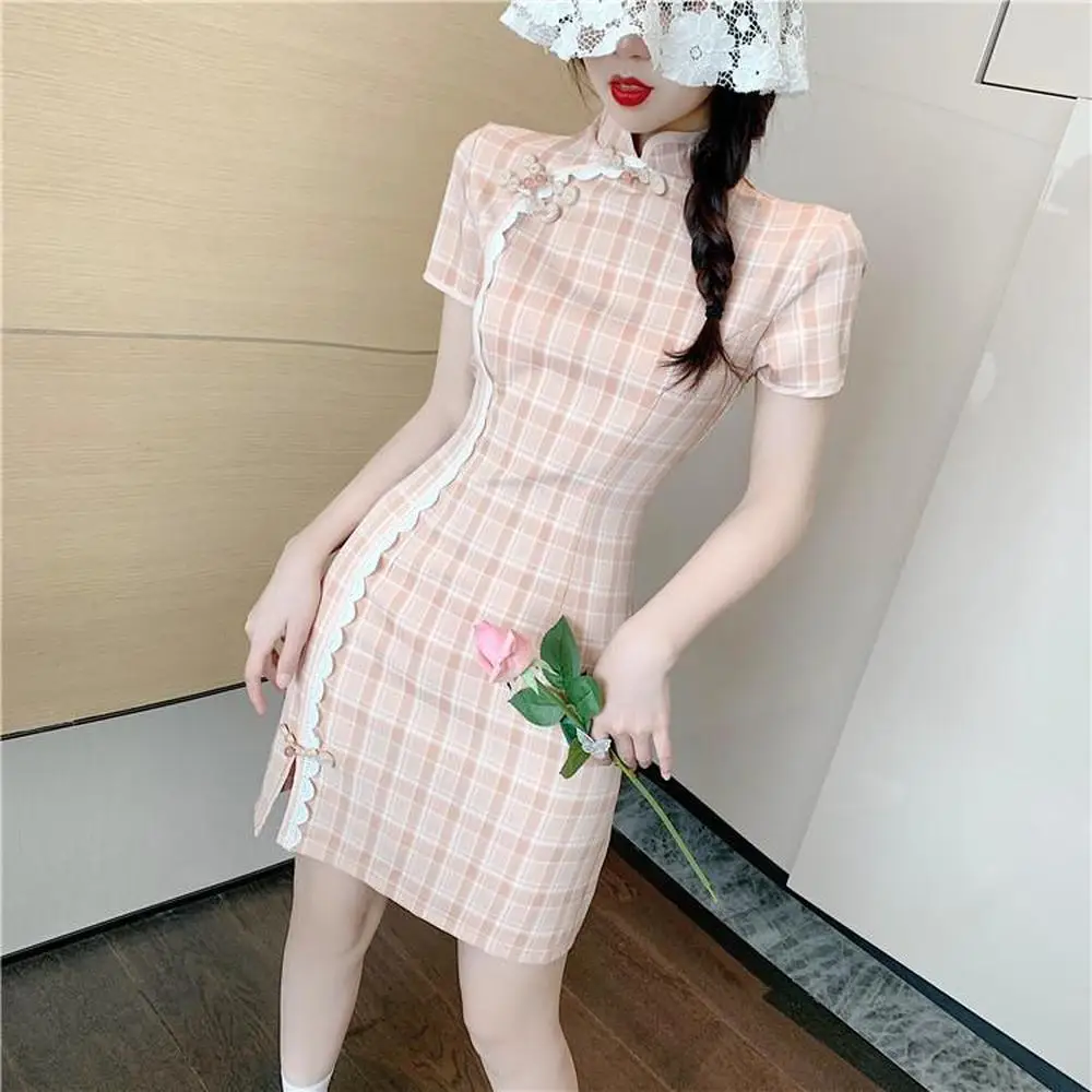 Для женщин элегантное кружевное сексуальное Китайский Стиль Cheongsam для леди в