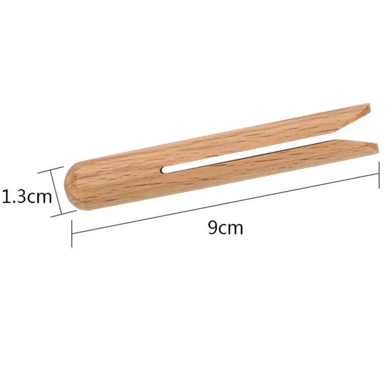 

Wood Bag Clips Bag Sealer Nordic Gadgets Inteligentes Snacks Food Clip Kitchen Storage Organization Kitchen Tools