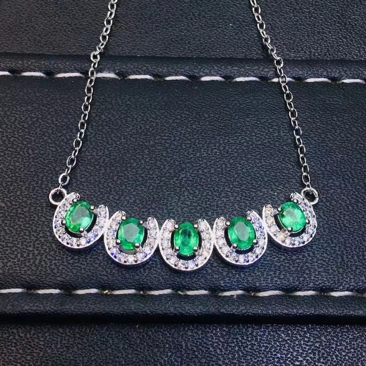 

2021 новый стиль натуральный Изумрудный кулон для ожерелья Настоящее серебро 925 пробы натуральный драгоценный камень сертификат специальный дизайн изысканный подарок