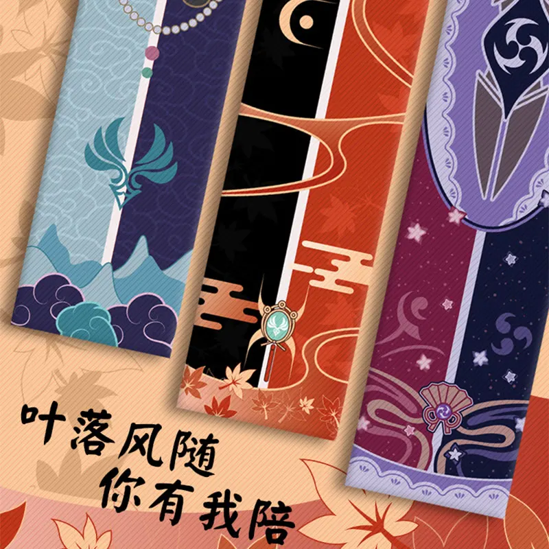 

Anime Genshin Impact Raiden Shogun Xiao Kaedehara Kazuha Warm Scarf Neckerchief Cosplay Autumn Winter Unisex Student Scarves