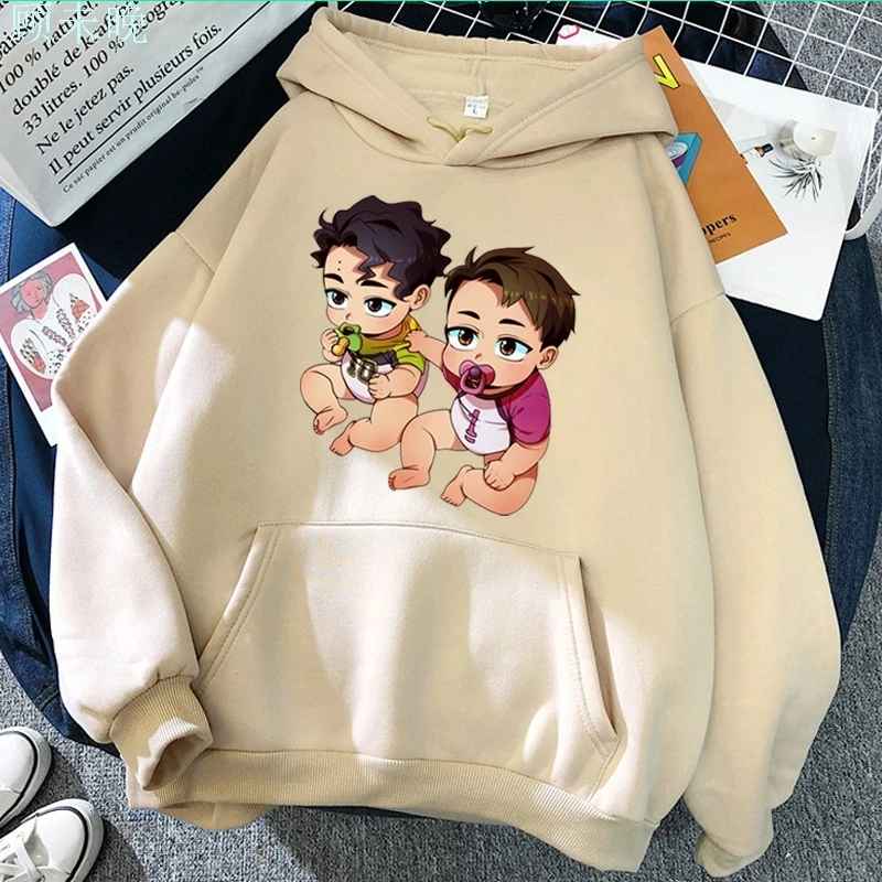 

Hot Cartoon Haikyuu Hooded Hoodies Men Funny Japanese Anime Streetwear Harajuku Karasuno Fly High Graphic Sweatshirt Unisex Tops