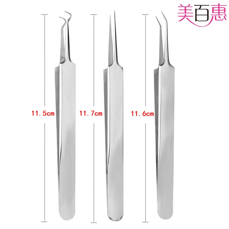 Нержавеющая сталь удалить шина клип акне клетки зажим иглы выжать Пинцет для