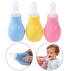 Силиконовый аспиратор для носа для новорожденных, чистящее средство для носа для малышей, вакуумная присоска для младенцев, мягкая присоска, очиститель для ухода за ребенком