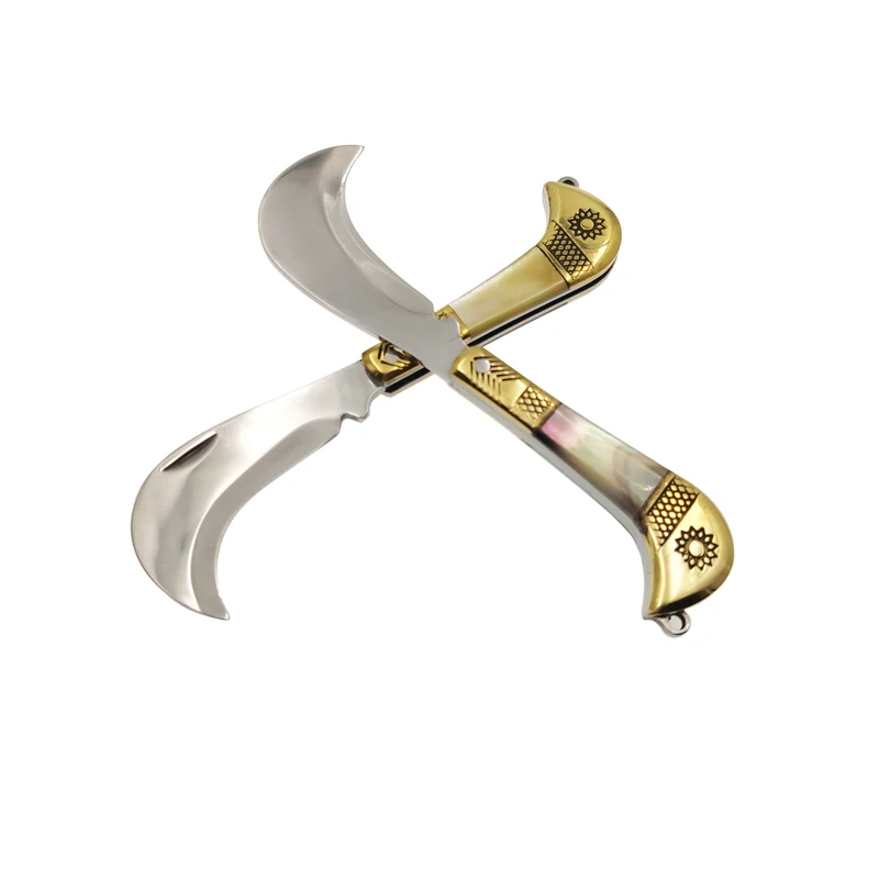 Дропшиппинг Многофункциональный складной нож натуральный цвет латунь + в виде