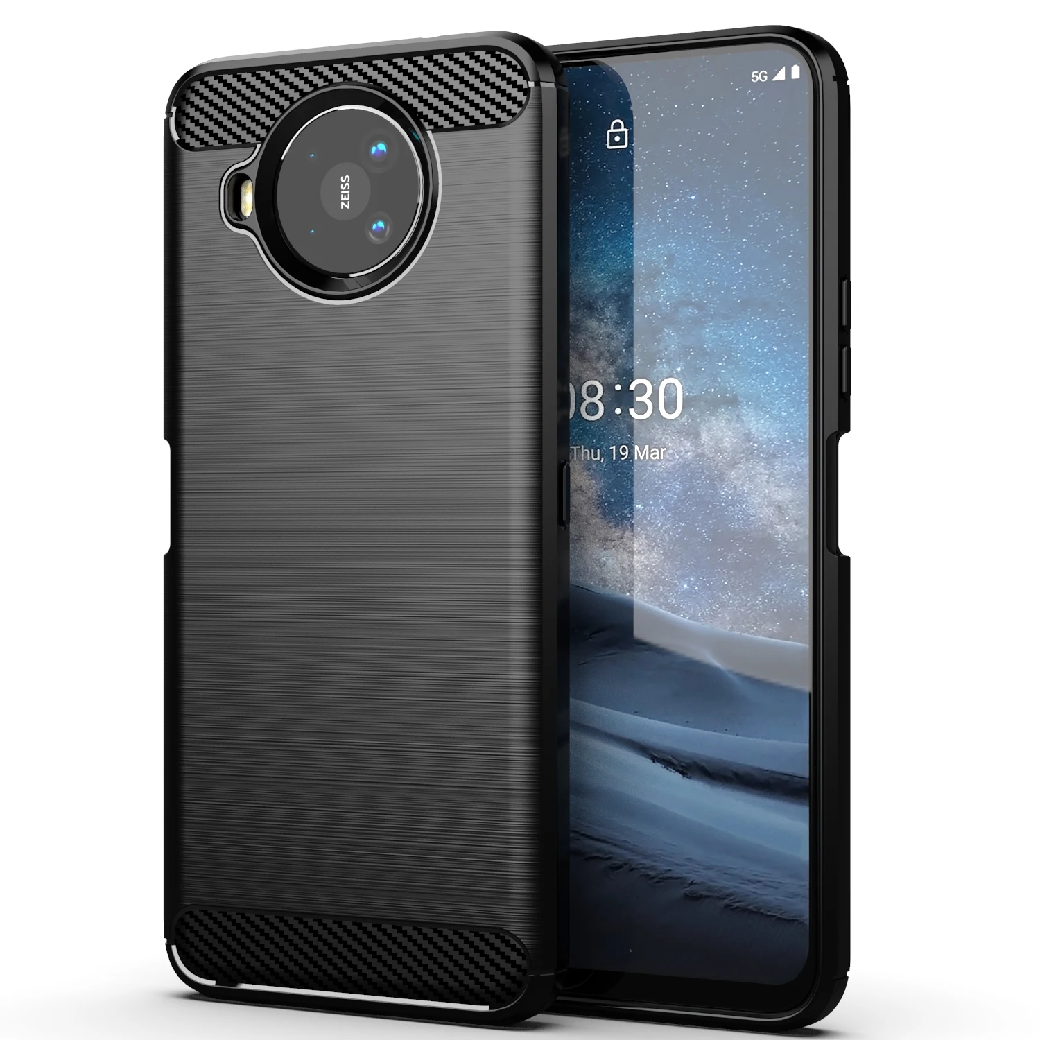 Чехол с матовой текстурой для Nokia 8 7 6 5 4 3 2 1 Plus противоударный чехол из углеродного