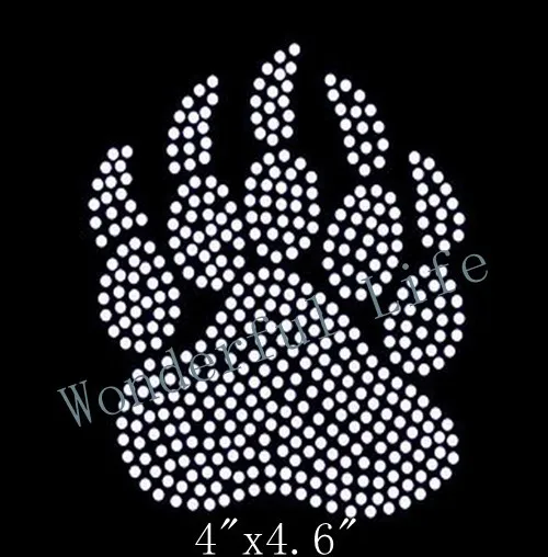 Бесплатная доставка 2 шт./лот Горячая фиксация Тигровая лапа принт горный