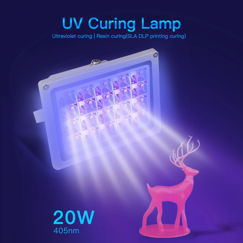 

УФ-лампа CREALITY для 3D-принтера, 6 Вт, 405 нм