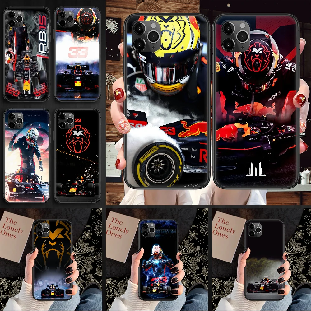 Формула 1 F1 гонки 33 Ферстаппен чехол для телефона Корпус iphone 5 5s se 2 6 6s 7 8 12 мини plus X