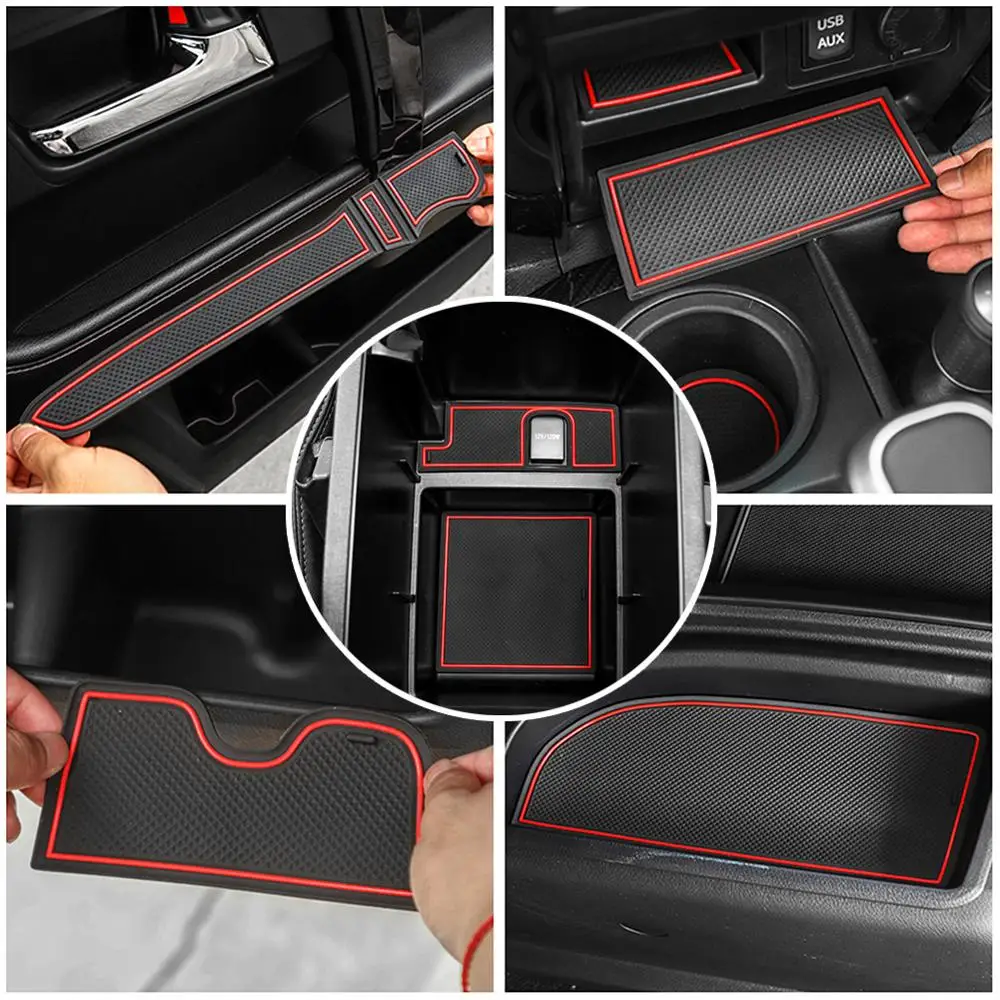Дверной игровой коврик для чашки воды держатели Toyota 4 runner 2010 2019 2020 2021 аксессуары