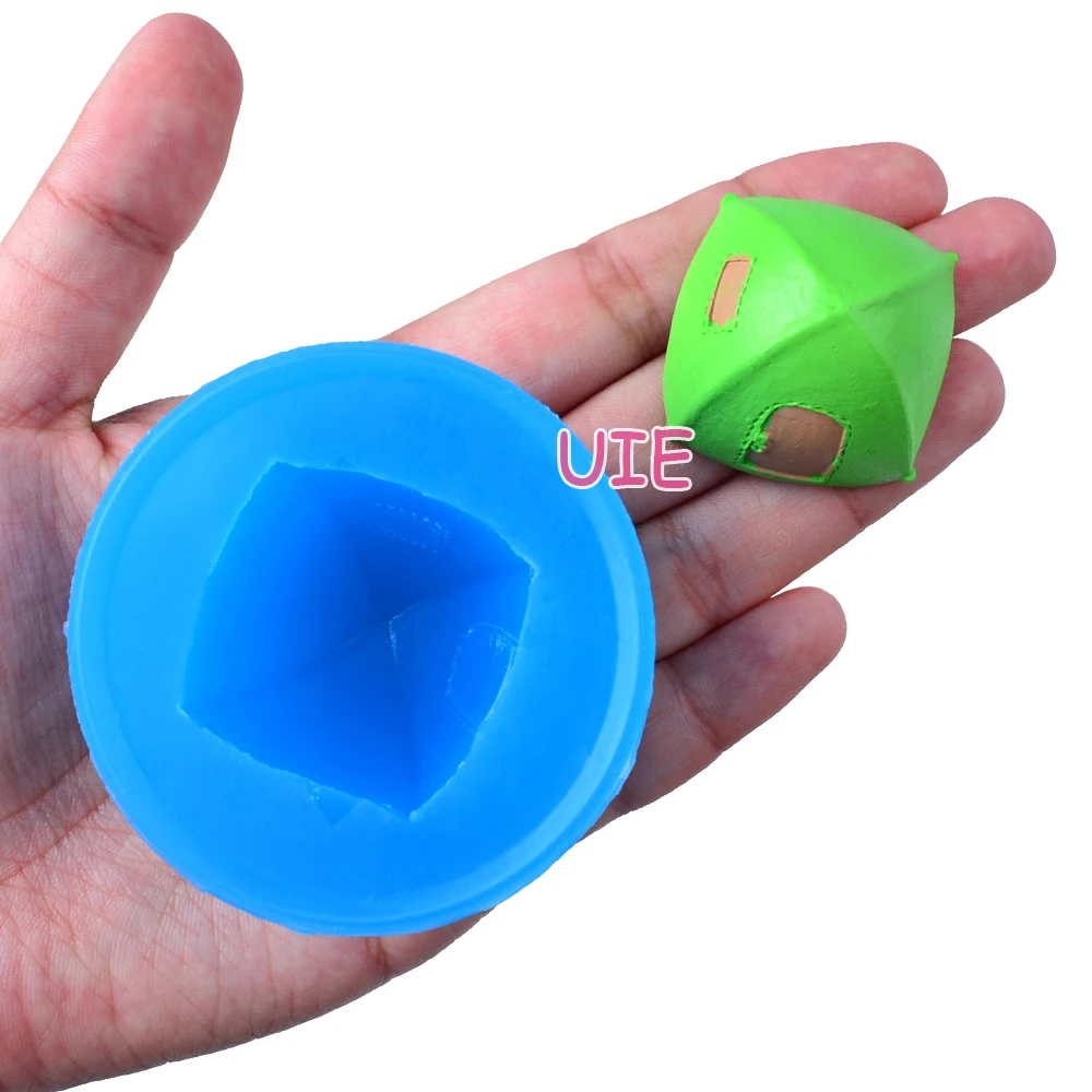 

FYL560U 32mm x 32.7mm x 23.5mm Silicone Mold Fondant Cake Decoration Candy Resin Clay Earrings Necklace Craft Soap Candle