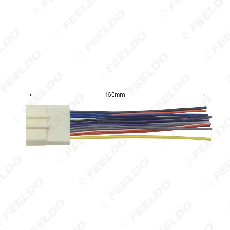 Фото Автомобильный адаптер FEELDO 20Pin для Nissan/Subaru/Infiniti, установка на CD/DVD стерео # MX2938 №3