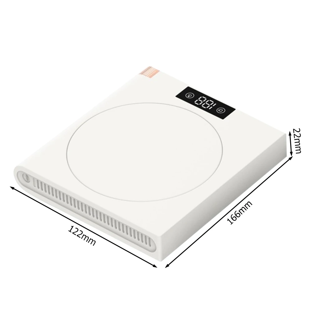 

Mini Heating Coasters USB Charging Warmer LED Display Fast Heater 5 Levels Adjustment Constant Temperature Cup Warmer Mug Mat