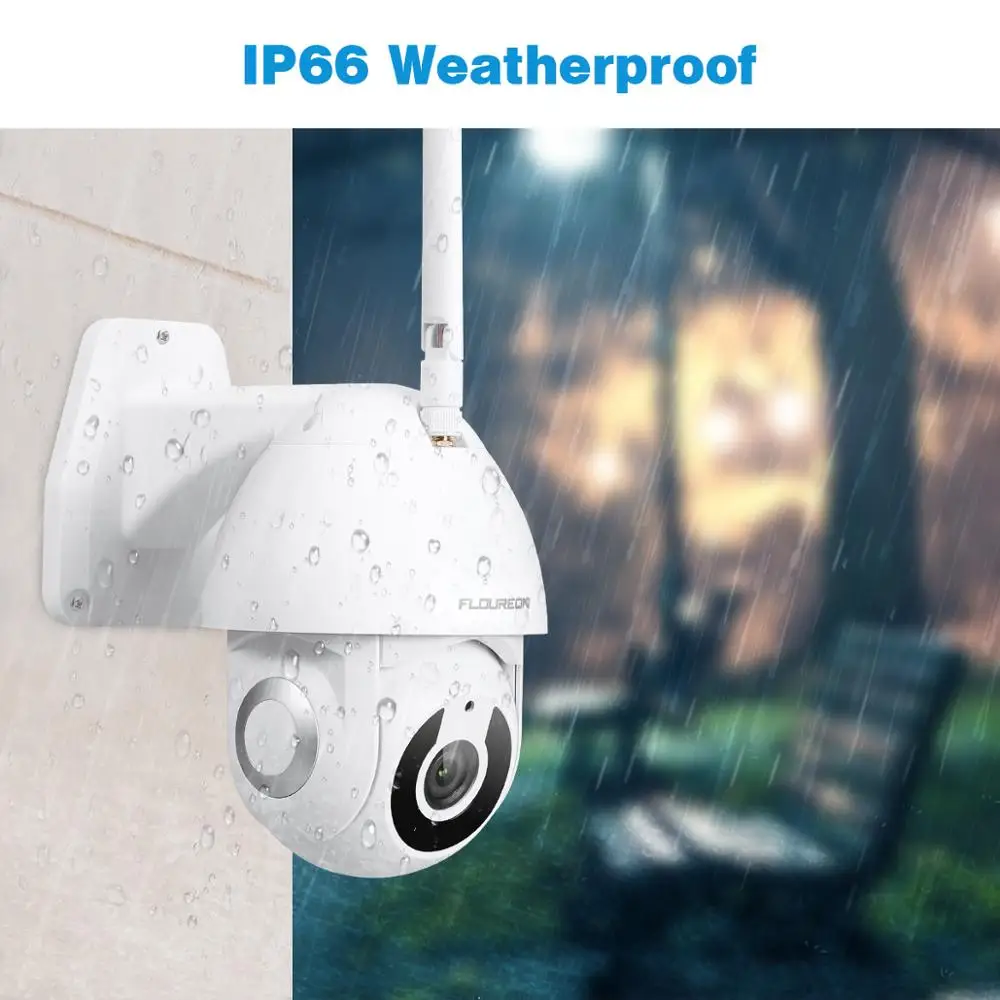 Беспроводная ip-камера Floureon IP66 1080P HD с защитой от непогоды | Безопасность и защита