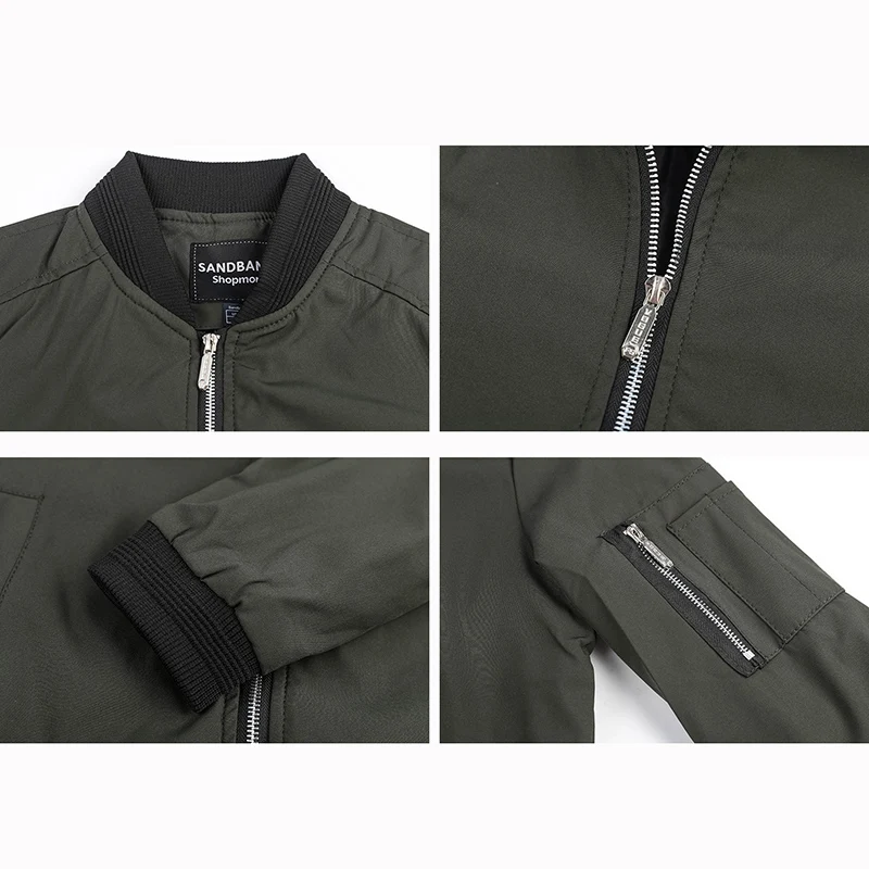 

2021 Spring and Autumn Men's Jackets Zip Jackets Men's Casual Streetwear Hip Hop Slim Bomber Jackets Men's Clothing XL M-5XL