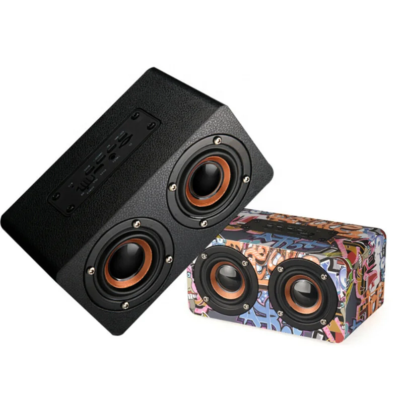 

Bluetooth-Колонка деревянная, 10 Вт, FM-радио, Aux, TF