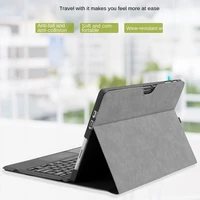 12 3 protective case for microsoft surface pro 7 6 5 4 with pen holder soft shell cover compatible with type cover keyboard