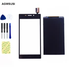 ЖК-экран для Sony Xperia M2 S50H D2302 D2303 D2305 D2306 сенсорный экран дигитайзер стеклянный датчик + ЖК-дисплей панель монитор