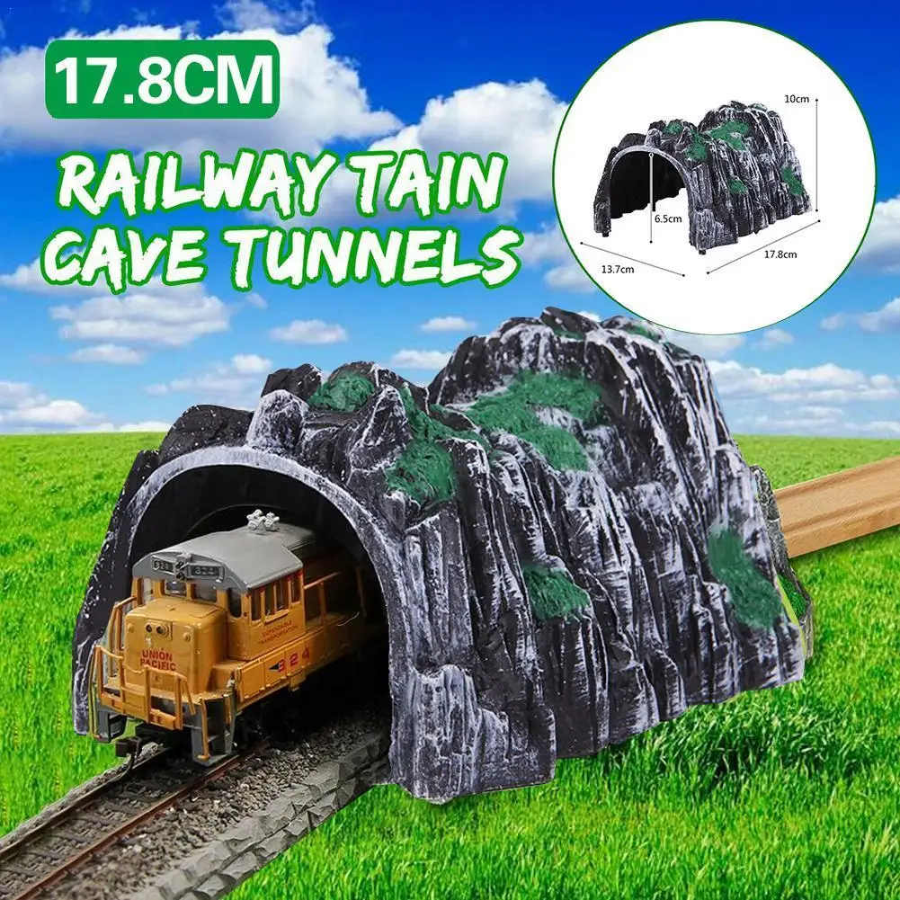 

Simulation Stone Cave Model Plastic Track Train Tunnel Accessories DIY Sand Table Scene Material Miniatures Figurines Art Crafts