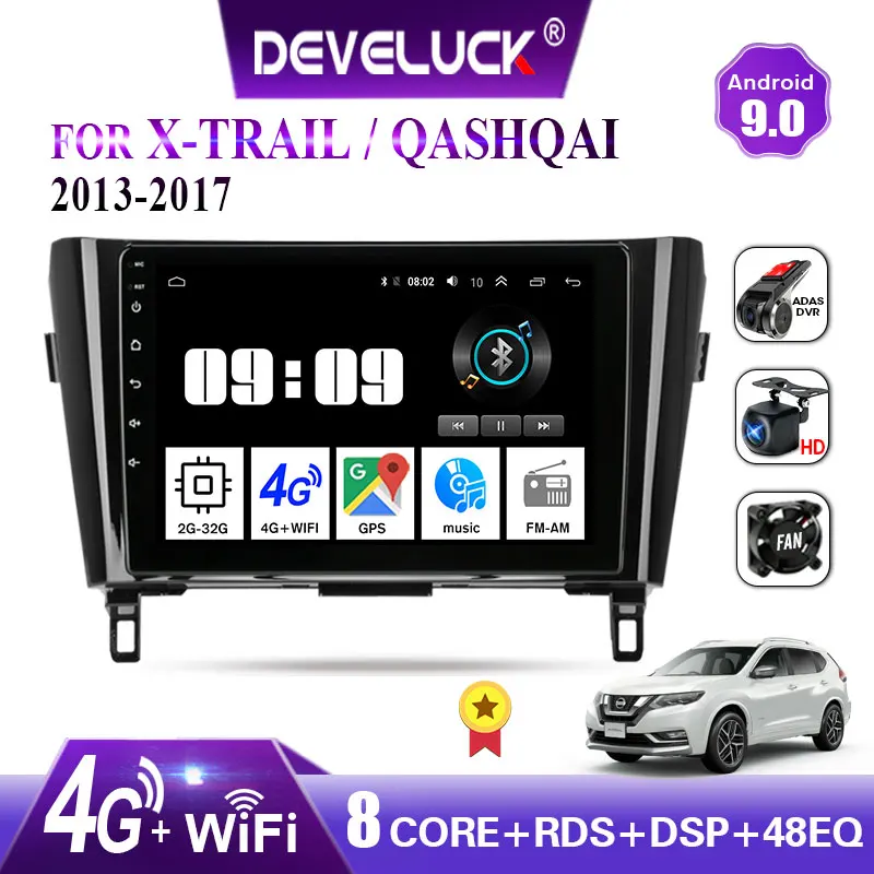 

Android 9.0 2 din Car Radio Multimedia Video Player Navigation GPS for Nissan X-Trail Qashqai j11 j10 2013 2014 2015 2016 2017