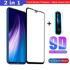 Закаленное стекло 2 в 1 для Xiaomi Redmi 8, 8A, Note 7, 8 Pro, задняя крышка, Защитная пленка для Redmi 7, 7A, 9D