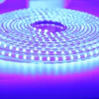 Светодиодная ленсветильник 120 В переменного тока, водонепроницаемая гибкая светодиодная лента IP67 с европейской вилкой, 3014 светодиодовм, уличная светодиодная лента SMD, 50 м