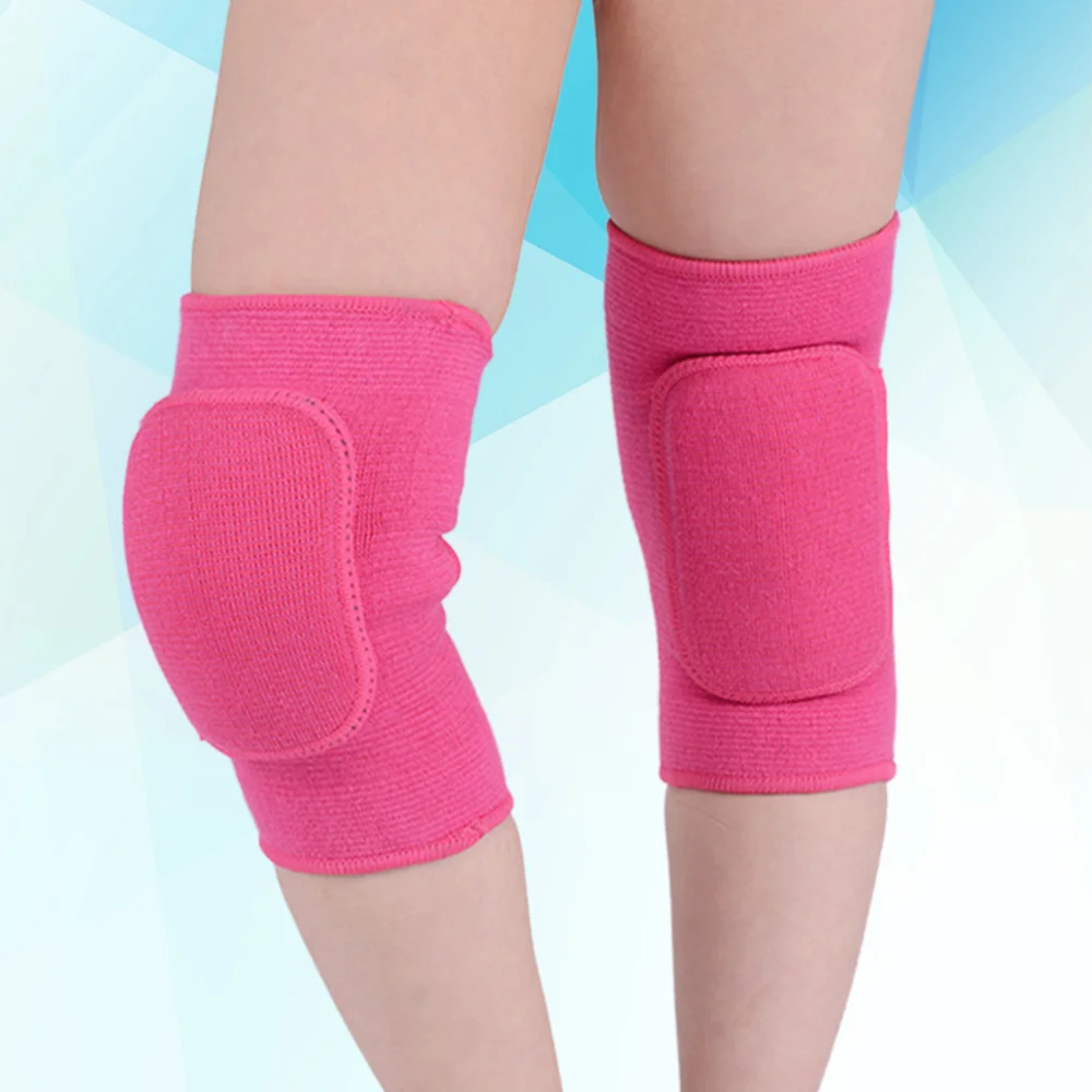 

A Pair of Cotton Children's Sponge Dancing Knee Pads Knee Support Braces Knee Protector for Running Hiking Dancing Sports Size