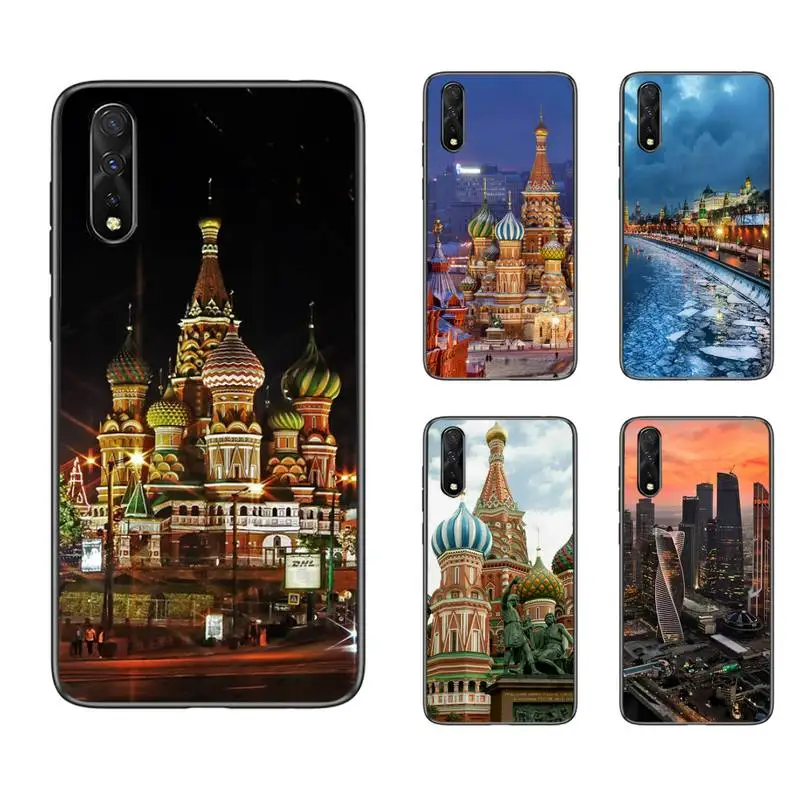 

Moscow City Castle Phone Case For Samsung A10S A12 A02 A20E M30 A31 A32 A40 A50 S A52 A51 A70 A71 A80 Cover Fundas Coque