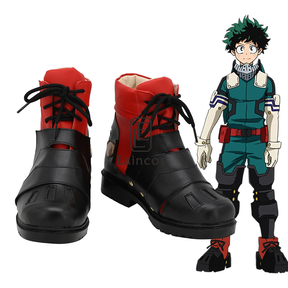Аниме Мой герой Академия Midoriya Izuku косплей обувь Deku короткие драки сапоги на заказ