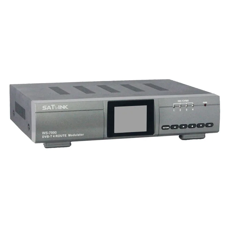 Satlink WS-7990 4 Route DVB-T модулятор AV HD H.264 кодирующий кодирования DVB T RF | Электроника