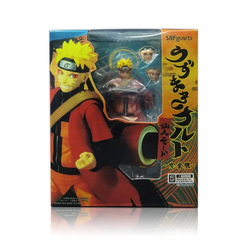 SHF Shippuden Sasuke Uzumaki Rasengan Action Figures Super Movable Joints Face Change Dolls Anime Figurines Model Toys Gifts | Игрушки и