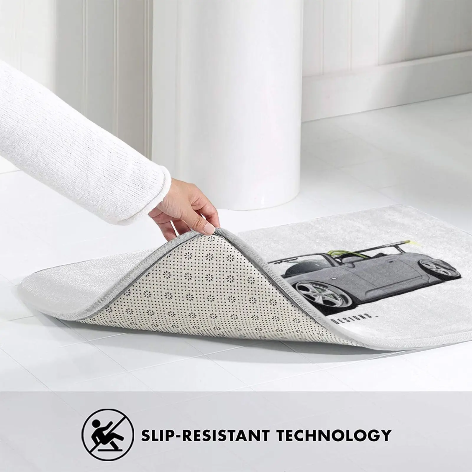 S2000 мягкий домашний Противоскользящий коврик для всей семьи с подкладкой Love Life Jdm