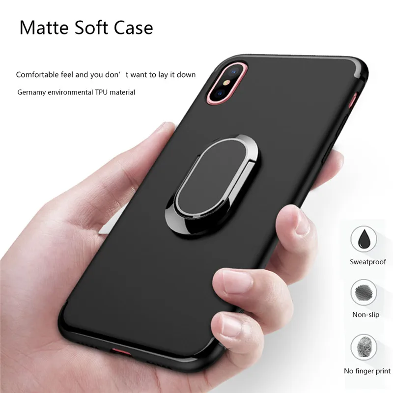 Матовый Силиконовый чехол для iphone X XR 10 XS Max 7 8 6 S Plus ультратонкий противоударный