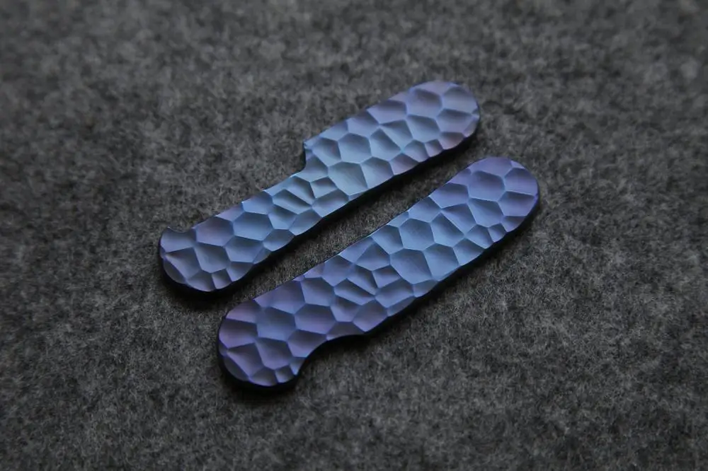 Выполненный на заказ титановый сплав TC4 сабельный нож с ручкой весы 85 мм для