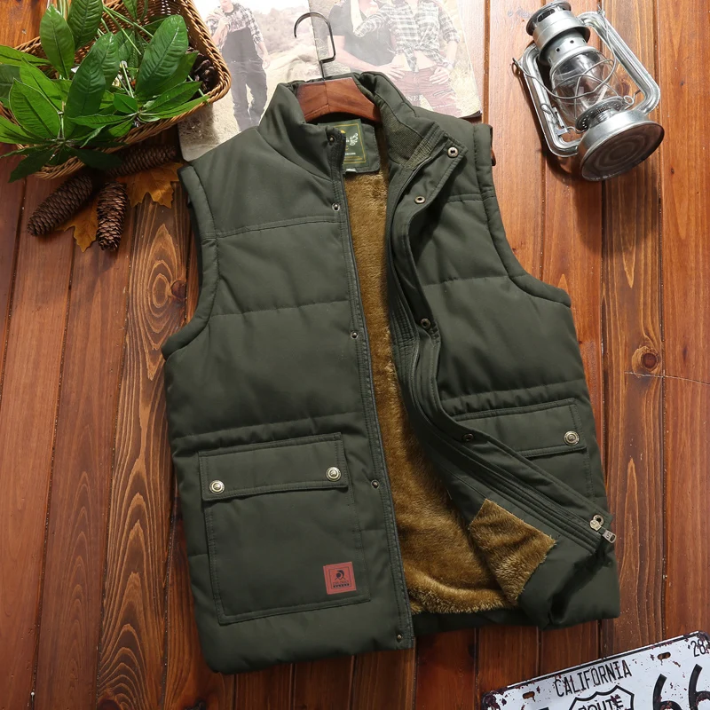 Брендовая одежда жилет куртка новая мужская Осенняя теплая без рукавов мужской