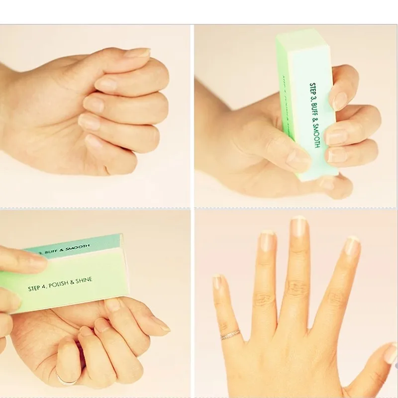 4 стороны гладкие пилки для дизайна ногтей буферный блок маникюра пилка