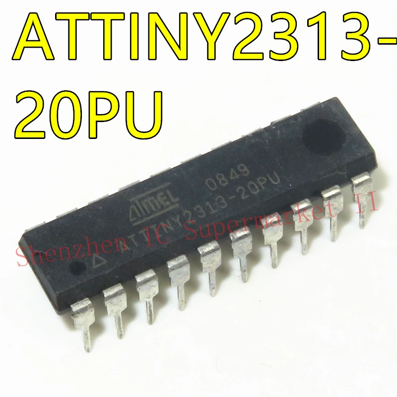 1 шт./лот ATTINY2313 20PU DIP20 8 битный микроконтроллер с 2K байтами в системе