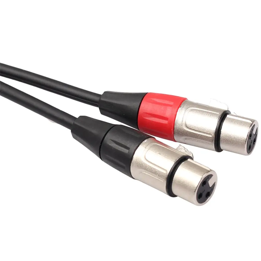 24 AWG медный Двойной RCA Revolution Cannon Female Audio прочный миксер усилитель аудиокабеля