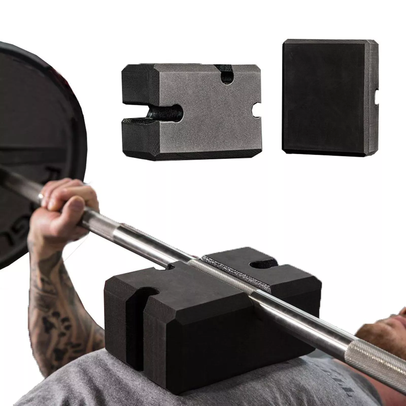 Bench Press Block Strength Block EVA Foam Barbell Weight Bar Grip Board Press Block Deep Squat Fitness Trainer Home Gym Block