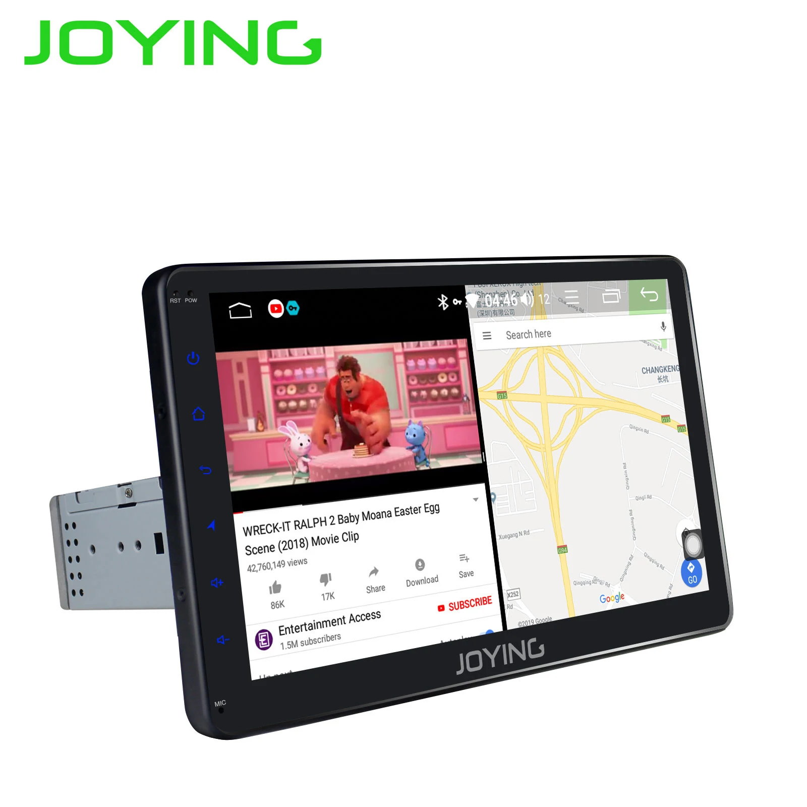 JOYING 10 1 дюймов IPS экран автомобильное радио strereo Android 8 Универсальный Кассетный