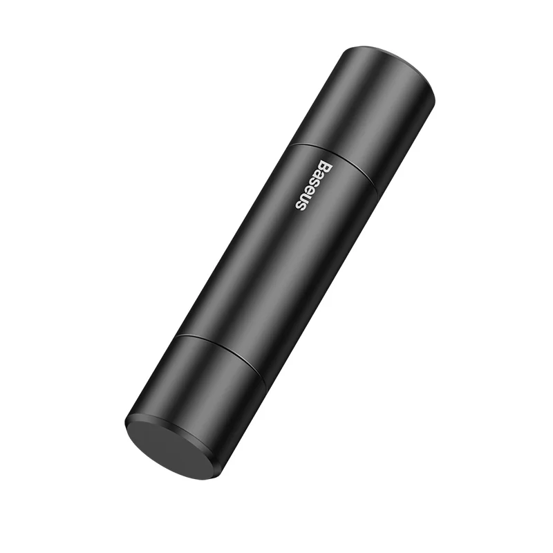 Dark Gray Baseus Мини Автомобильный стеклоподъемник режущий ремень безопасности молоток спасательный молоток режущий нож аксессуары для интерьера - Название цвета: Dark Gray