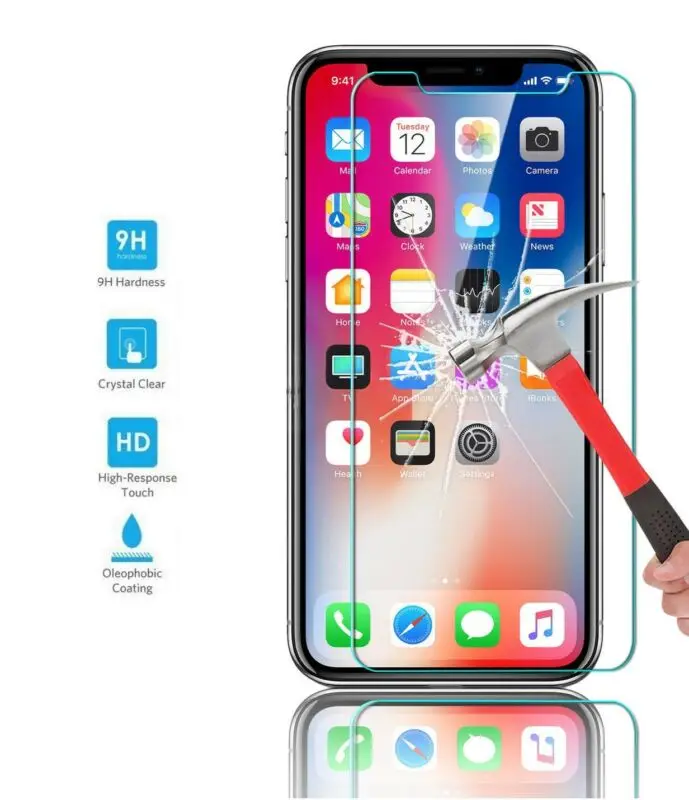 9H 3D полное покрытие закаленное стекло для iPhone 6 6S 7 Plus Защитная пленка
