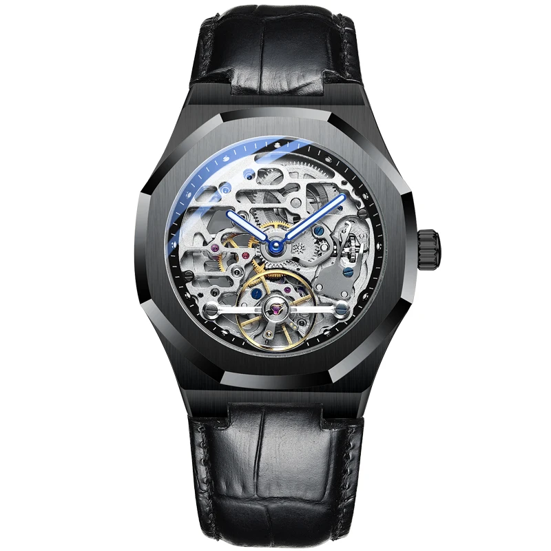 

AILANG 2021 Watch Men's Automatic Mechanical Watch Hollow Fashion Trend Luminous Waterproof Wristwatch