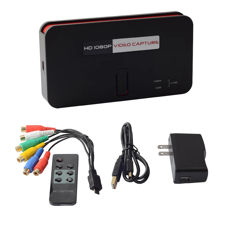 HD игровой захват на ezcap 284 1080p av/ypbpr видеорекордер USB коробка SD карта Xbox360/One PS3/4 On.