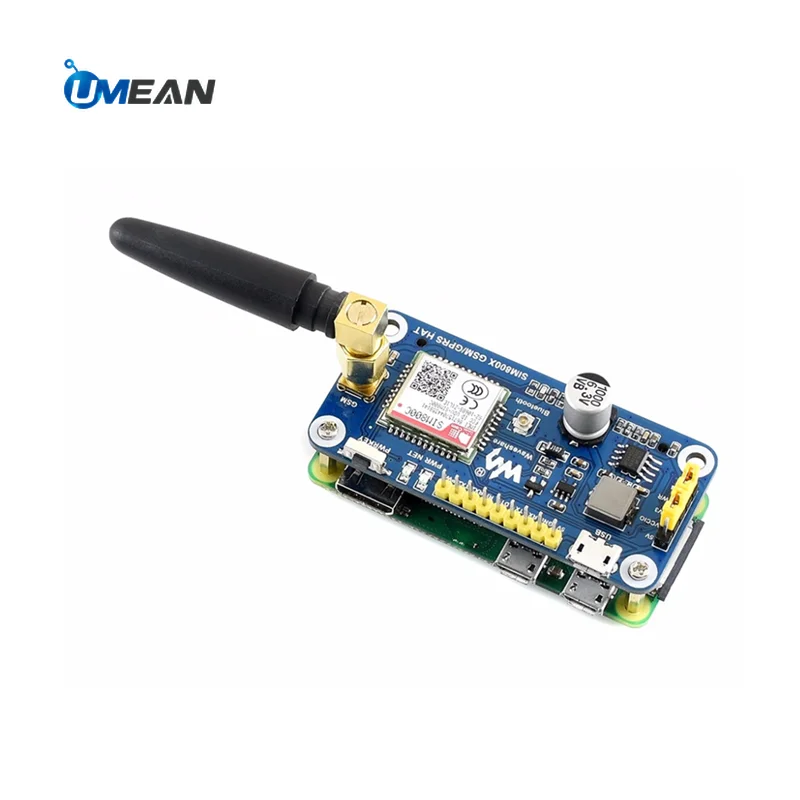 Защитная плата GSM GPRS Bluetooth HAT sim800c модуль sim карты с поддержкой SMS DTMF HTTP для Raspberry Pi 4