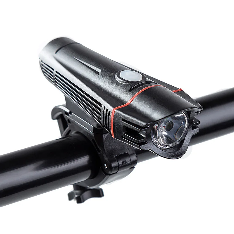 

New bicycle light headlights usb charging cycling light mountain light bike light mobile 165 g red and green