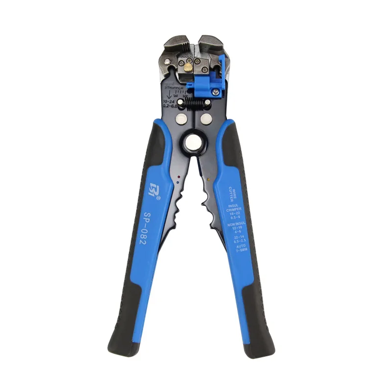 

Multifunctional wire stripping pliers, cutter holding pliers, wire stripping terminal tool and adjustable length