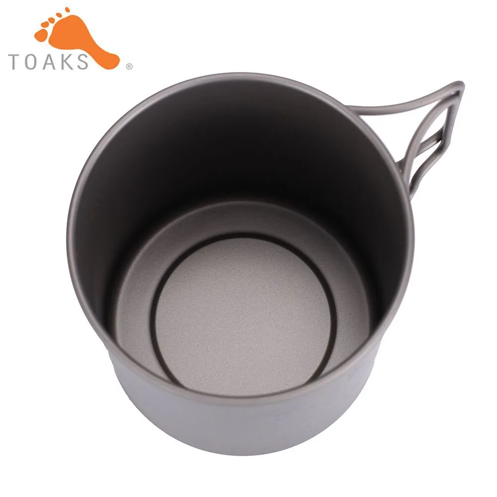 Титановая чашка TOAKS кружка для кофе и чая Ультралегкая посуда кемпинга на
