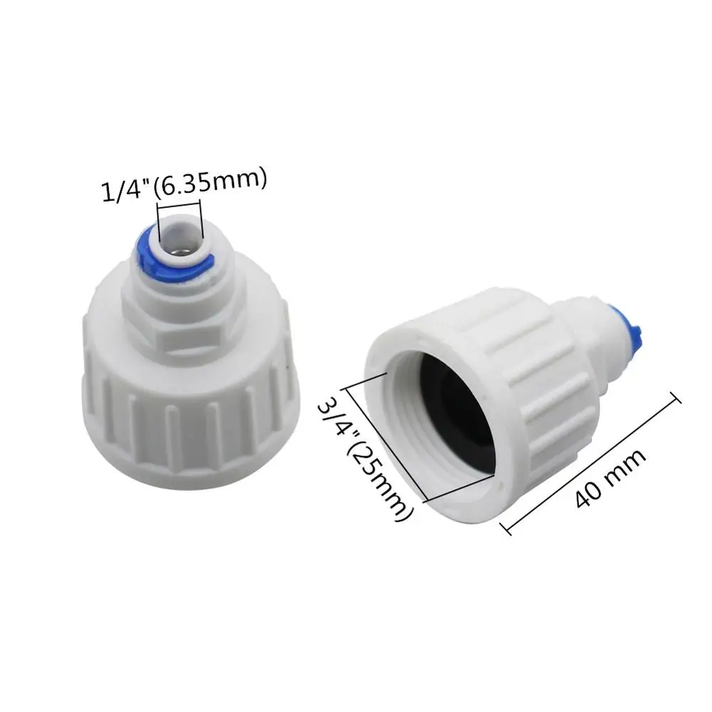 Быстроразъемный Соединитель с внутренней резьбой от 1/4 до 3/4 дюйма белая черная