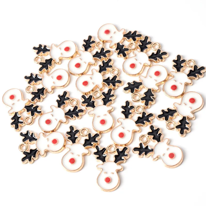 10 шт./лот 27 стилей Подвеска из металлического сплава в виде капли с эмалью